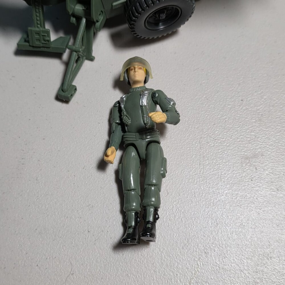 Vintage GI Joe MMS (Mobile Missle System) with Hawk Character - Picture 7 of 7